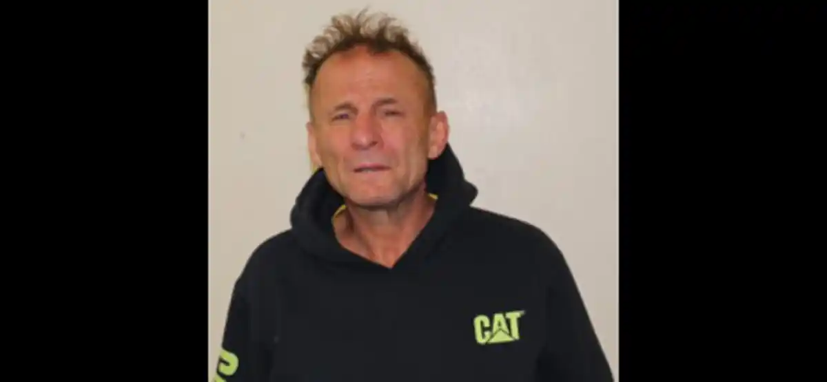 Missing person Anthony Simms, 57, from Fort McMurray with pale complexion, black hair and blue eyes